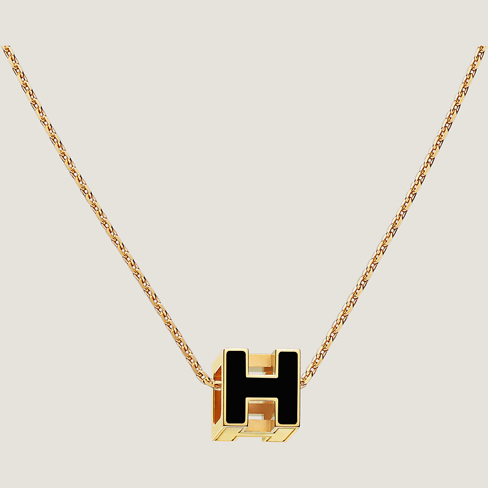 Hermes cage store h necklace